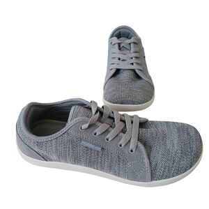 HOBIBEAR Bugle Minimalist Barefoot Sneakers Women's 41/10 Lt Gray Knit Wide Toe